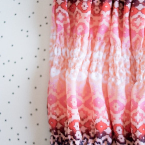 Mini Ruched Patterned Dress - Picture 2 of 4